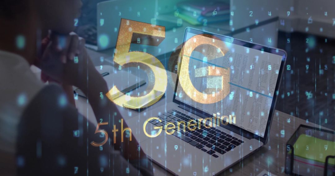 Connecting 5G Home Office Laptop with Mobile Data Analytics and Digital Network Overlay