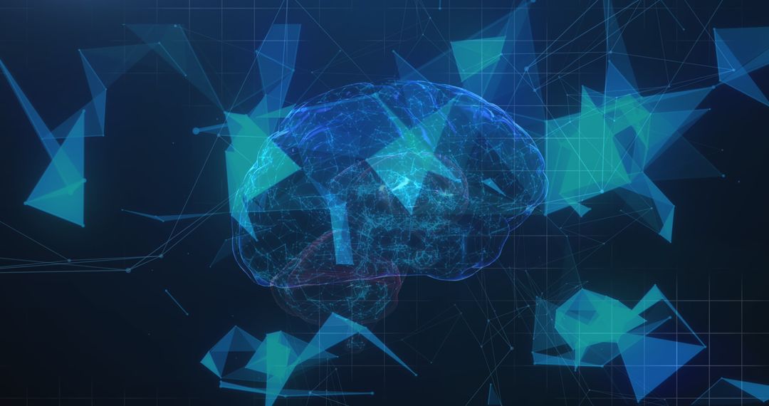 Digital Brain Interface with Abstract Geometric Patterns