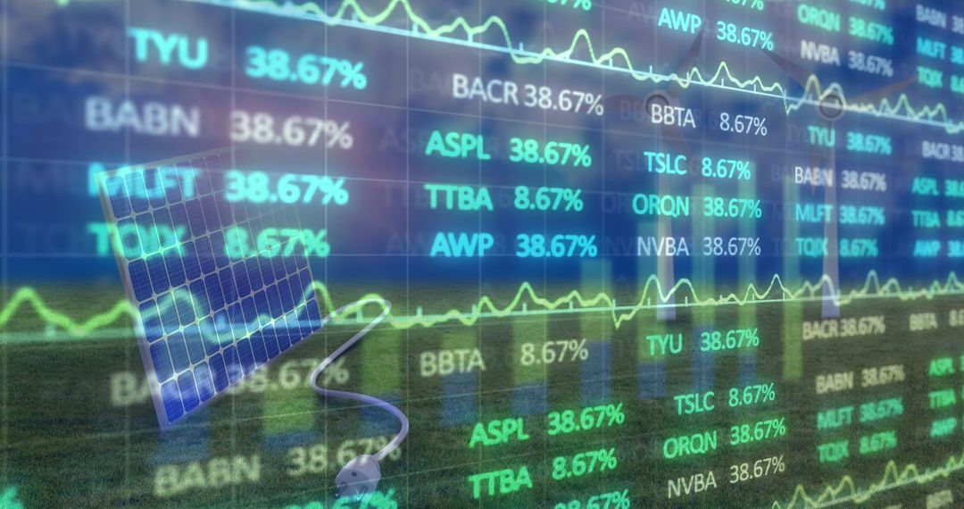 Digital Data and Renewable Energy Technologies Overlay