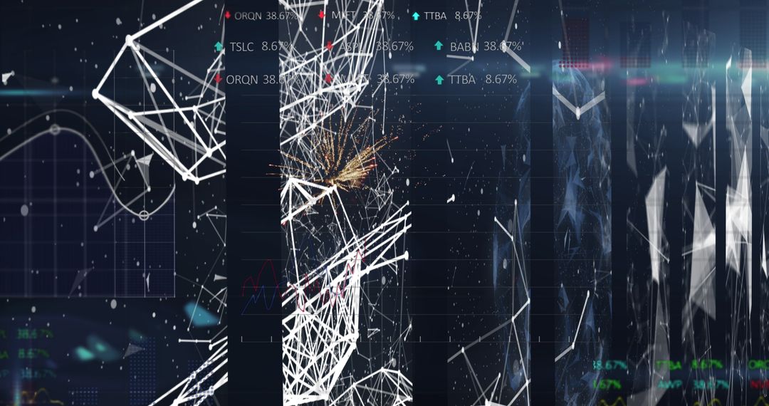 Abstract Network Data System with Digital Interface Elements