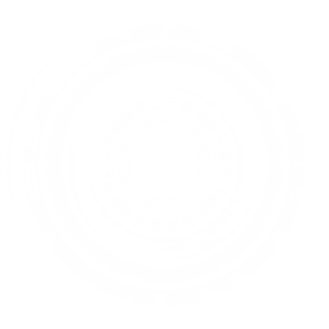 Futuristic Digital Circle Matrix Design on Transparent Background
