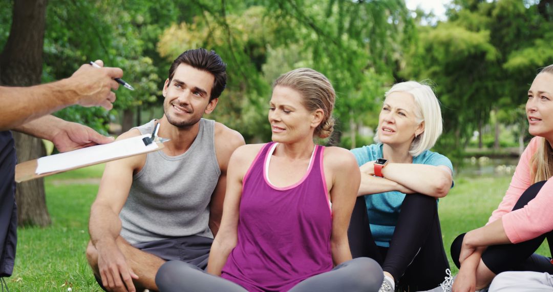 Group During Outdoor Learning Discussion