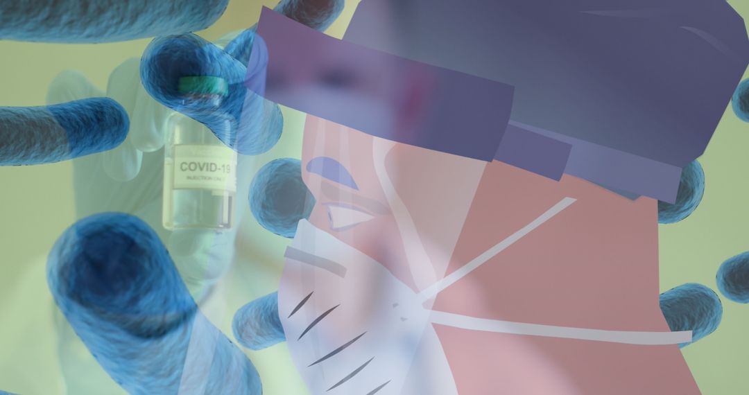 Doctor Facing COVID-19 Challenge with Vaccine Solution