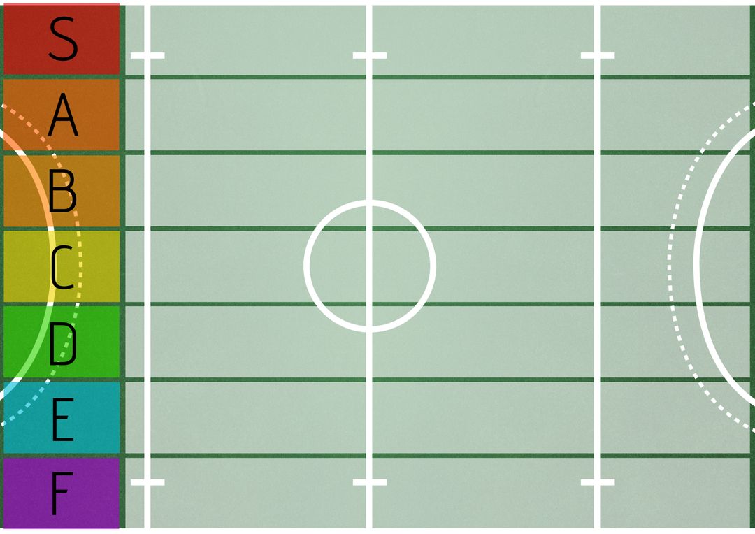 Colorful Grading System on Football Field Combining Academics and Sports