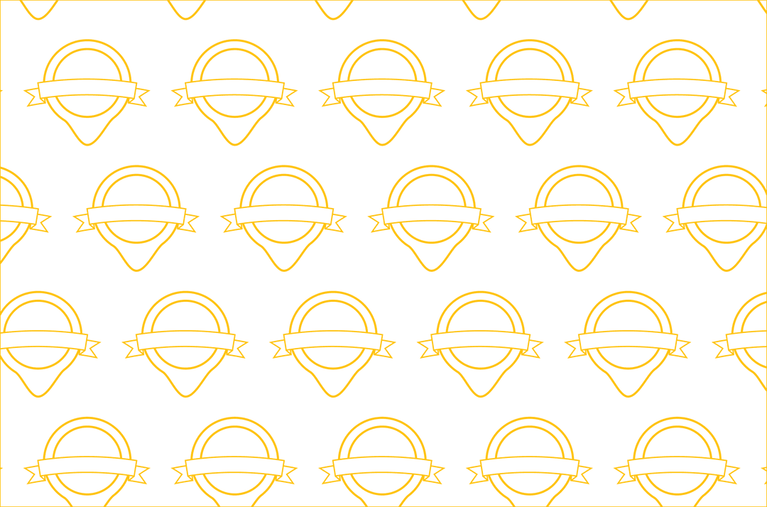 Transparent vector pattern with yellow destination pins for design projects