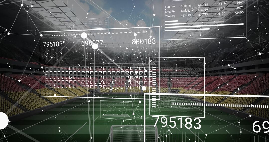Augmented Reality Data Visualization in Modern Soccer Stadium