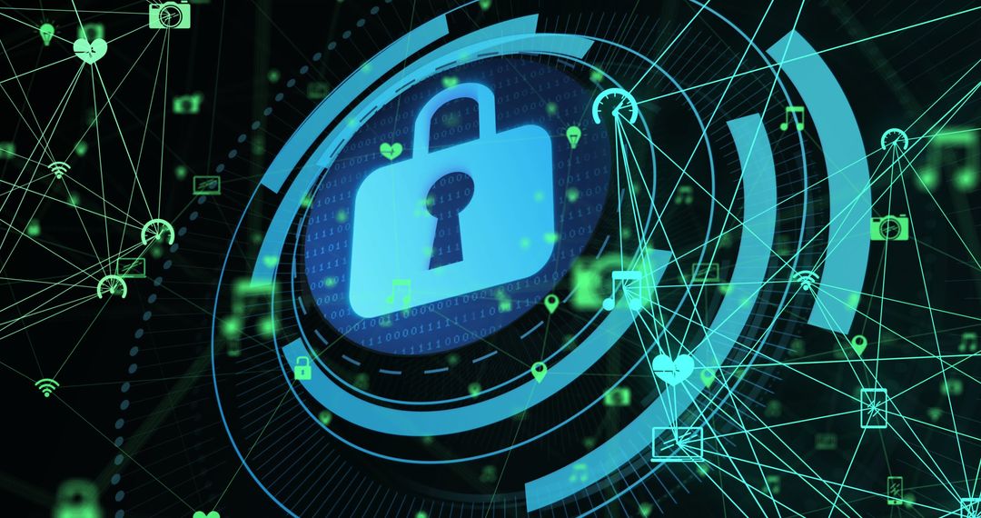 Digital Security Lock Amidst Network of Data Connections