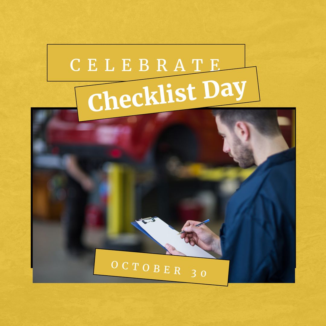 Celebrate Checklist Day with Dedicated Maintenance Worker