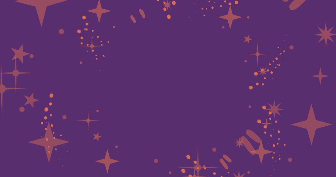 Vibrant Purple Background With Stars for Festive Holiday Designs
