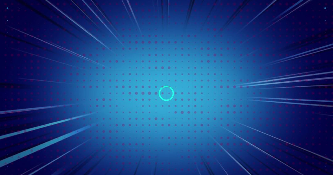Dynamic Blue Comic Style Background with Radial Lines