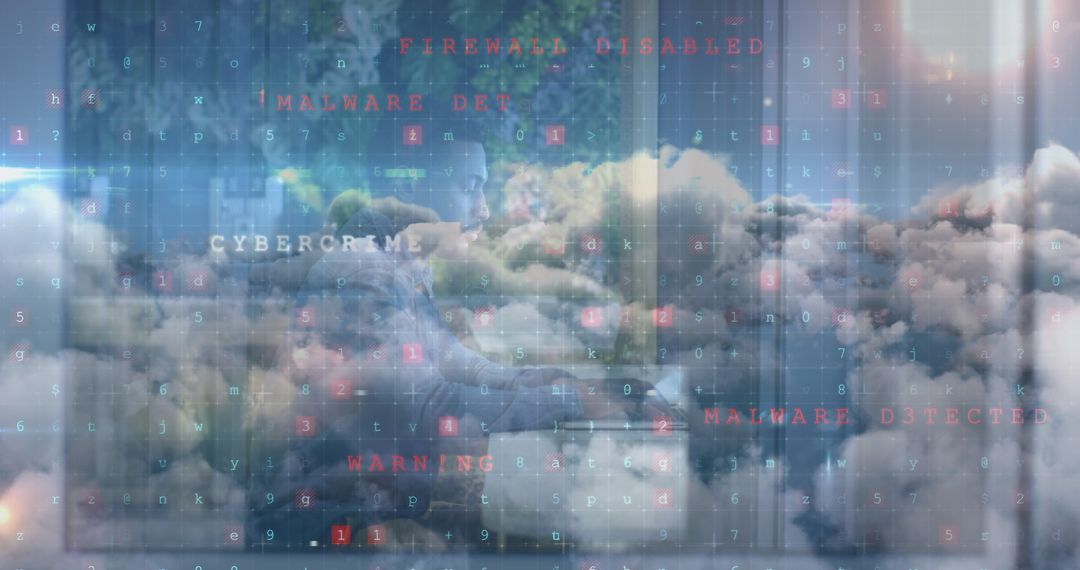 Double Exposure of Digital Data and Cloud Computing