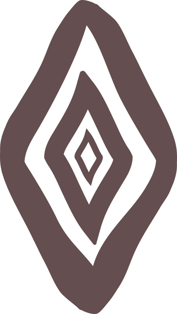 Abstract Transparent Diamond Motif Symmetrical Design