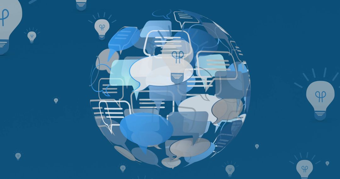 Digital Communication and Networking Concept Art