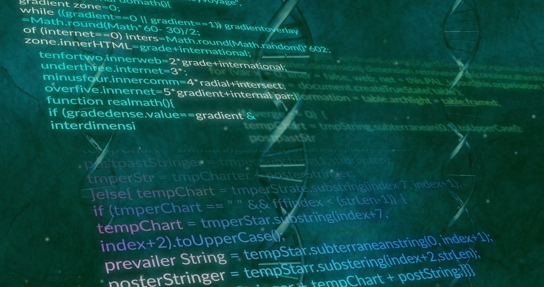 Genetic Data Processing Over DNA Strand Visualization