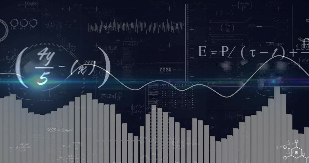 Futuristic Digital Data Representation with Formulas and Analytics