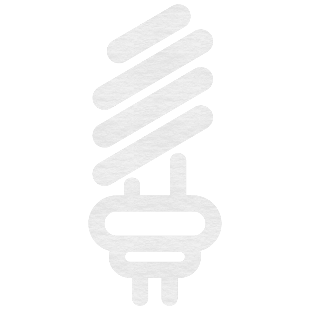 Transparent White Lightbulb Outline Illustration PNG Vector Icon
