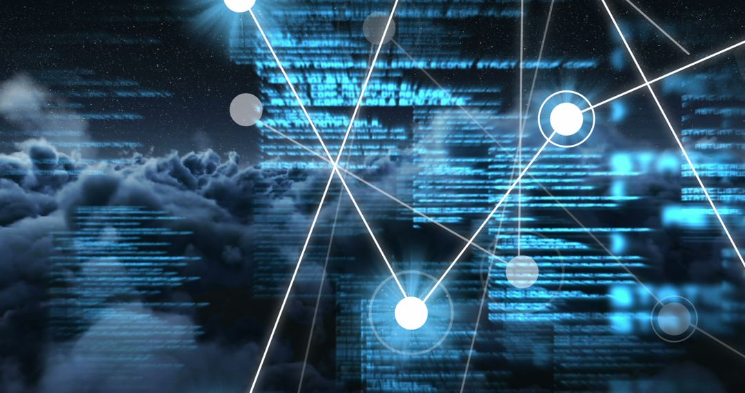 Cloud Computing and Data Networks Abstract Visualization