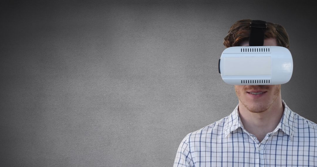 Business Professional Exploring Virtual Reality Experience