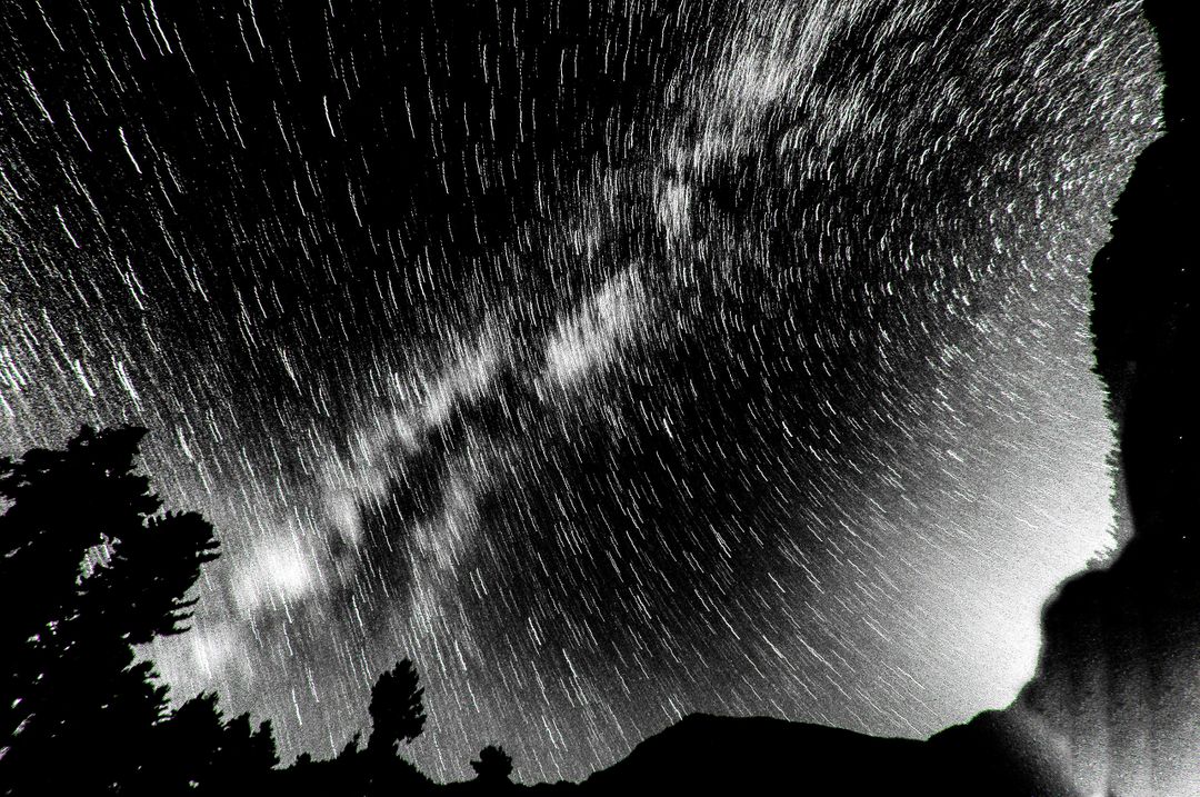 Mesmerizing Star Trails Against the Night Sky - Free Images, Stock Photos and Pictures on Pikwizard.com
