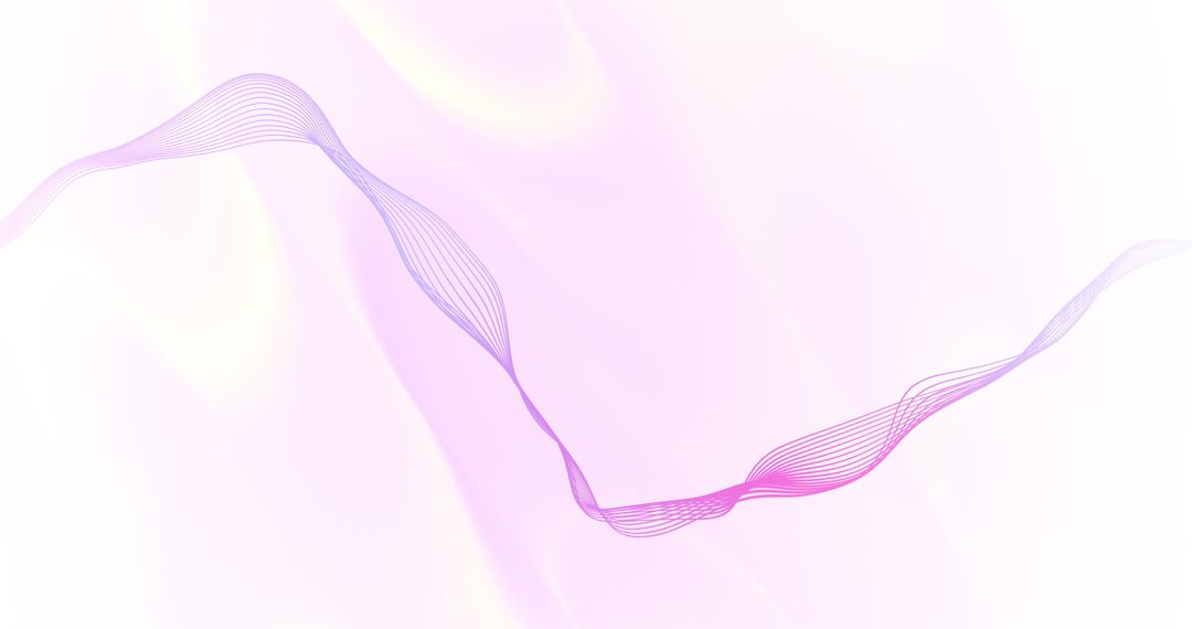 Digital Data Wave Across Pastel Background