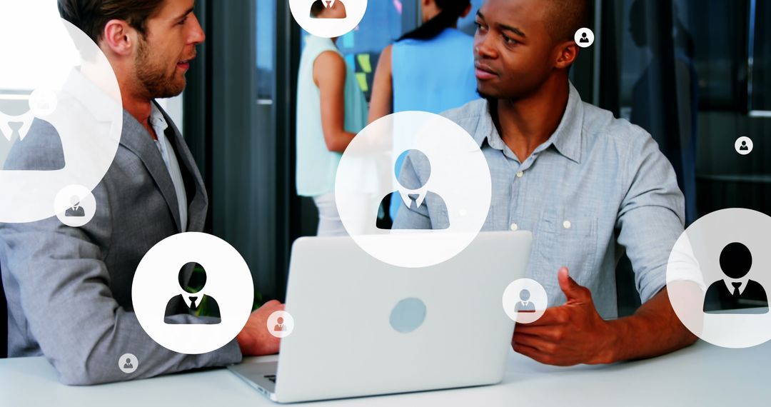 Diverse Entrepreneurs Collaborating in Modern Office Setting