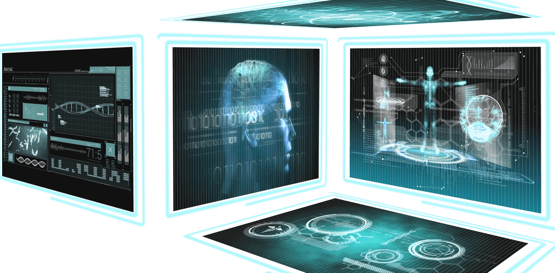 Digital Interfaces on Transparent Background with Futuristic Elements - Download Free Stock Images Pikwizard.com
