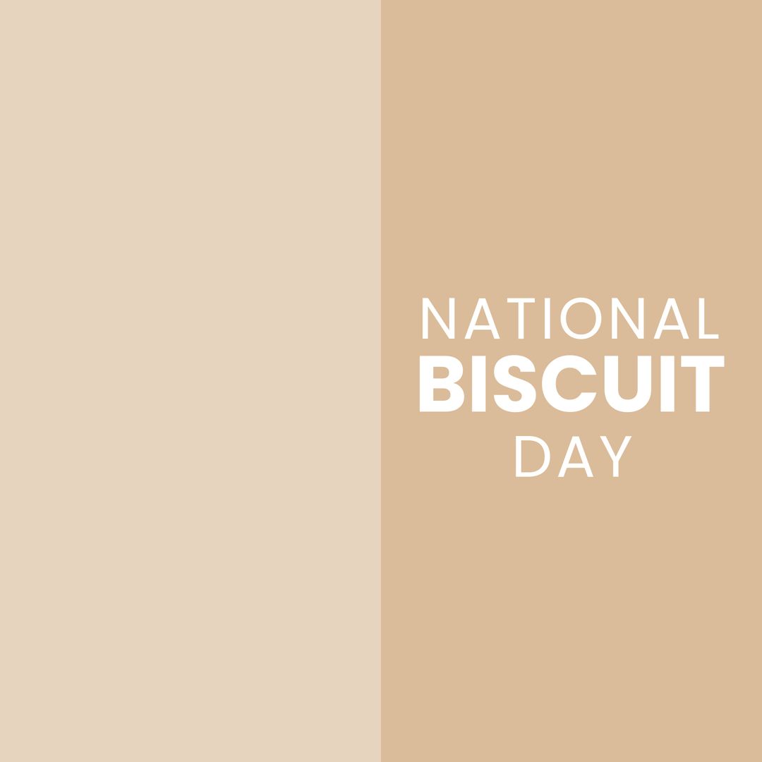 National Biscuit Day Celebration Background with Text