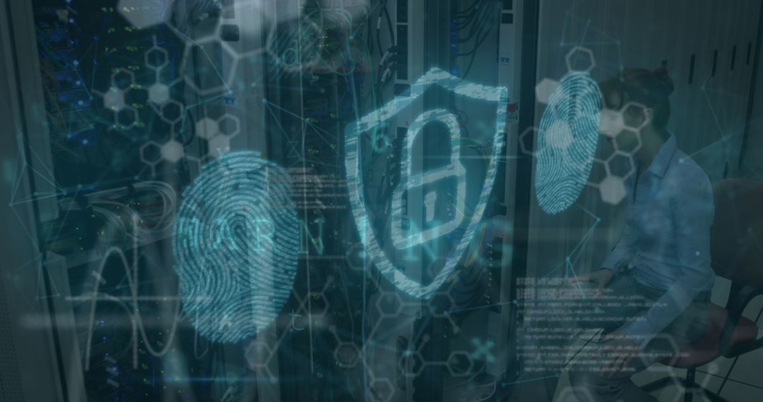 Data Center Security Visualization Concept Integrating Technology