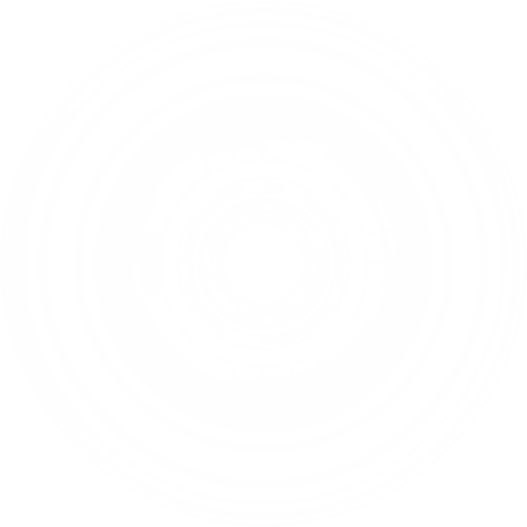 Transparent Abstract White Circular Pattern on Isolated Background