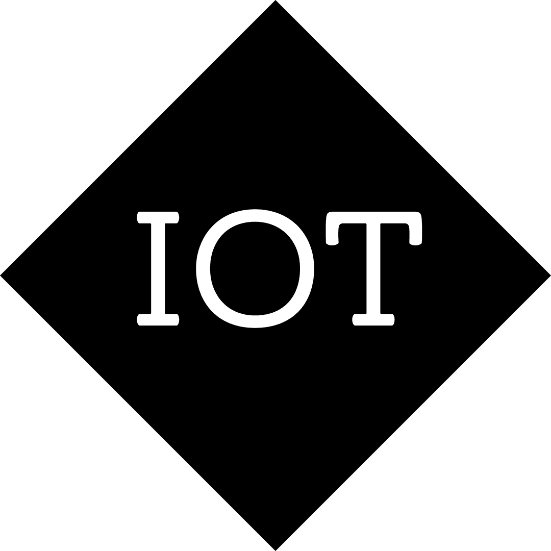 Transparent PNG Illustration of IoT Text for Network Communication
