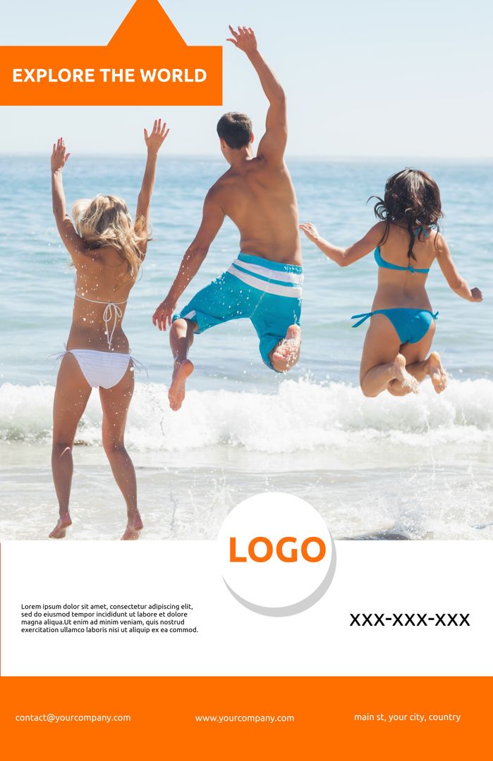 Thrilling Beach Adventure with Friends Celebrating Joy and Freedom