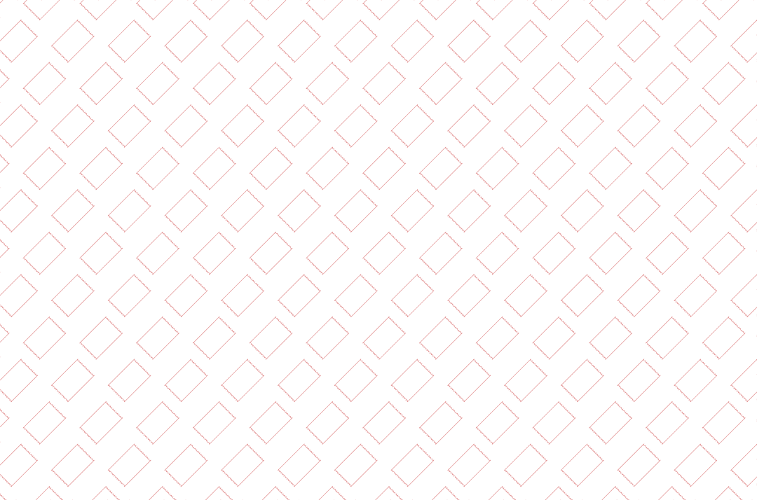 Red Geometric Pattern on Transparent Background for Decoration