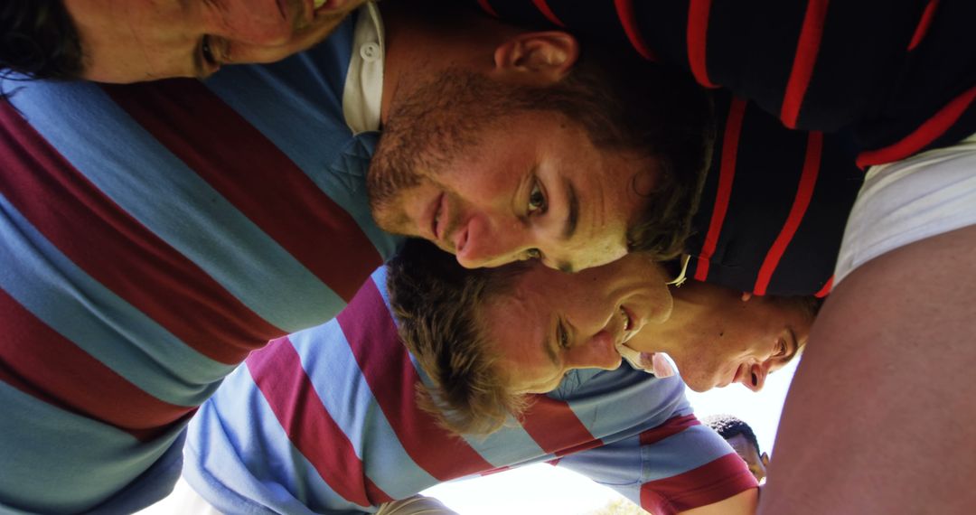 Close-Up of Rugby Players Engaged in Scrum on Field - Free Images, Stock Photos and Pictures on Pikwizard.com