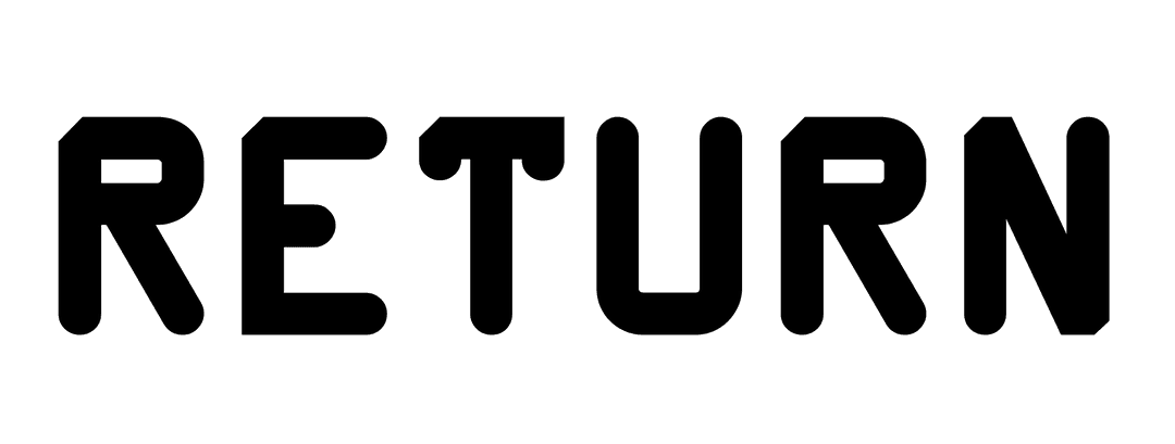 Transparent PNG Text Reading 'Returning' in Bold Font