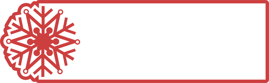 Transparent Snowflake Banner with Text Space for Christmas