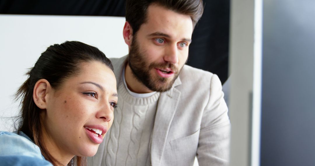 Professional Team Collaboration with Diverse Colleagues Discussing Project