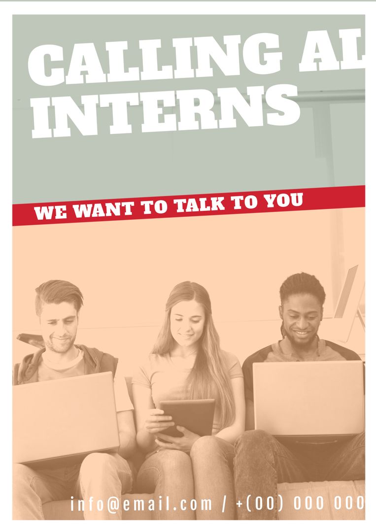 AI Internship Recruitment with Emphasis on Collaboration and Technology