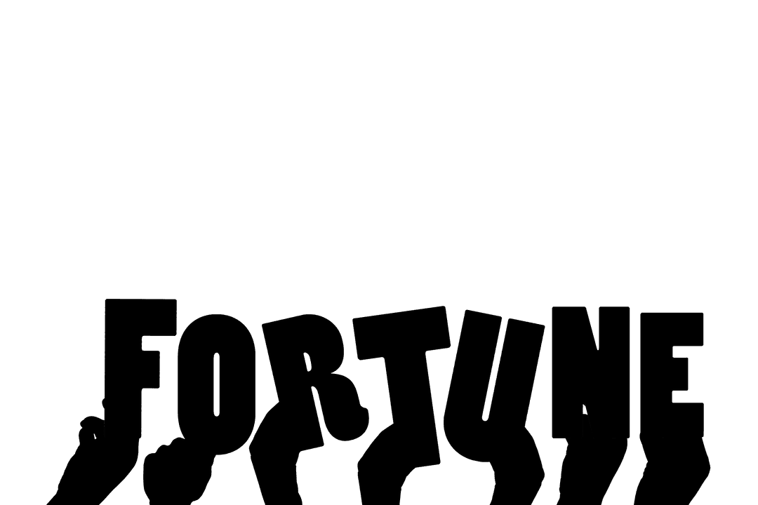 Transparent Hands Holding Fortune Text Artwork PNG