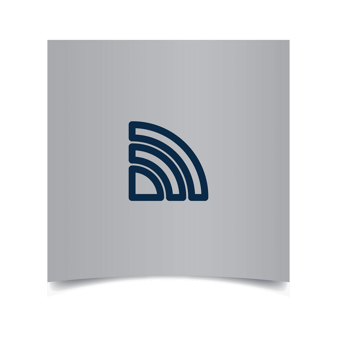 Transparent Brick with WiFi Icon Illustration for Technology Concept