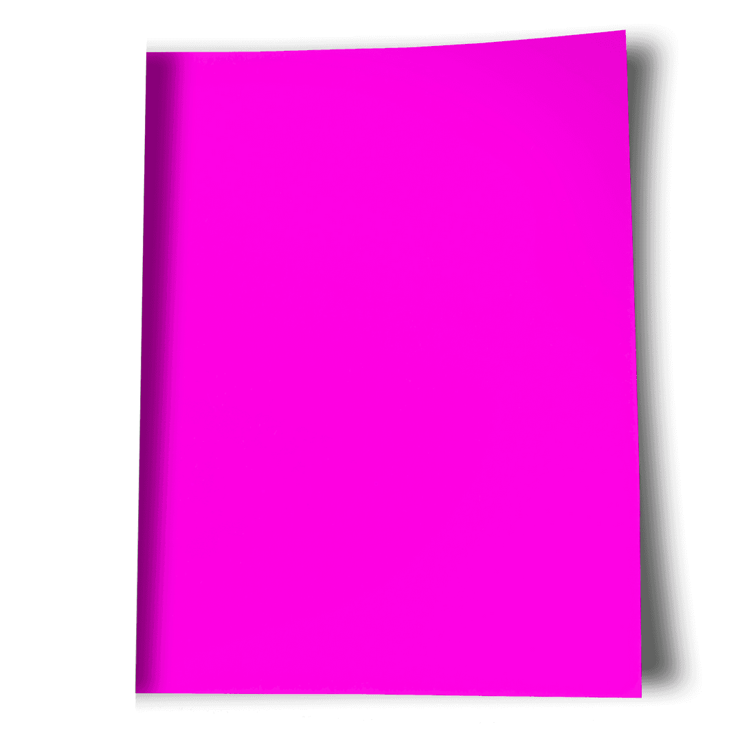 Purple Sheet of Paper on Transparent Background Vector Mockup