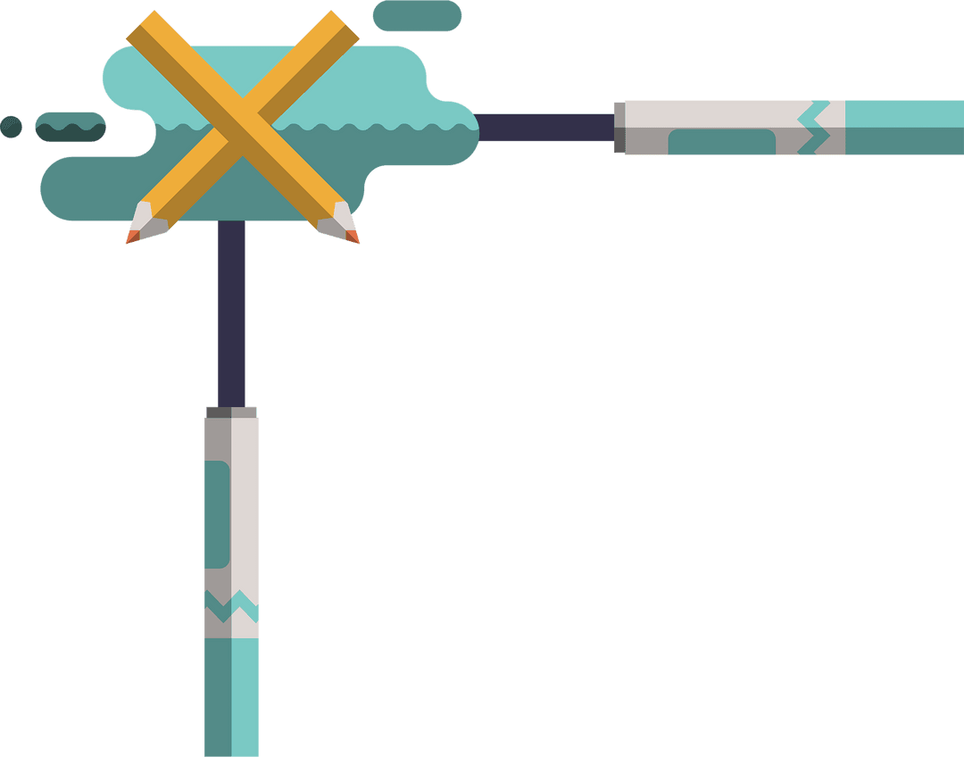 Abstract Tools Shape on Transparent Background Illustration