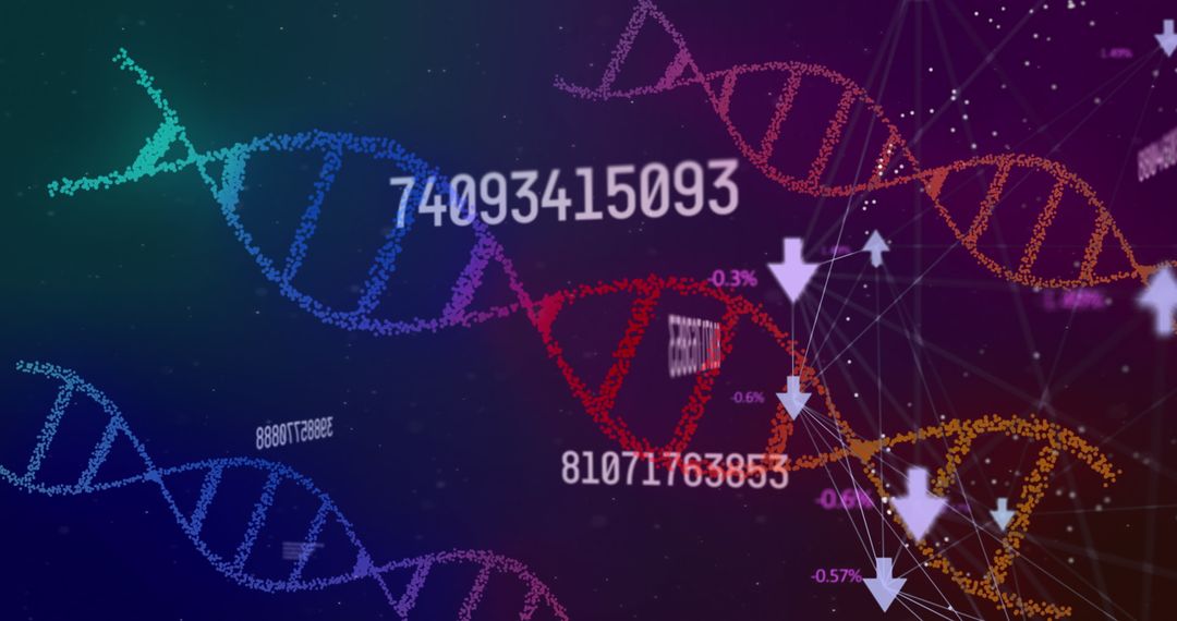 Digital DNA Visualization with Data and Arrows in Research Context