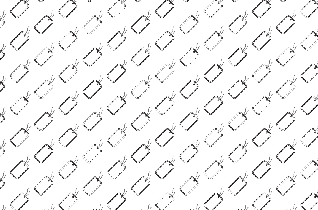 Digital Icons Pattern on Transparent Background