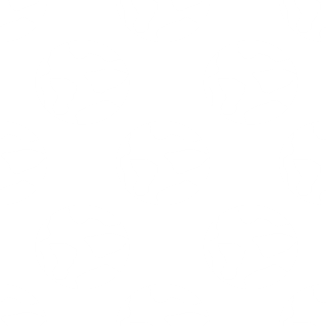 White Polka Dots Pattern on Transparent Background Illustration