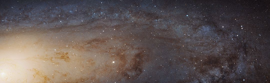 Detailed Hubble Space Telescope Image of Andromeda Galaxy M31 - Free Images, Stock Photos and Pictures on Pikwizard.com