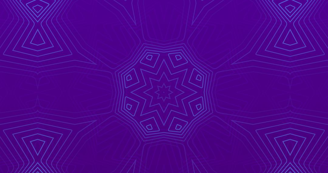 Hypnotic Kaleidoscope with Abstract Purple Patterns