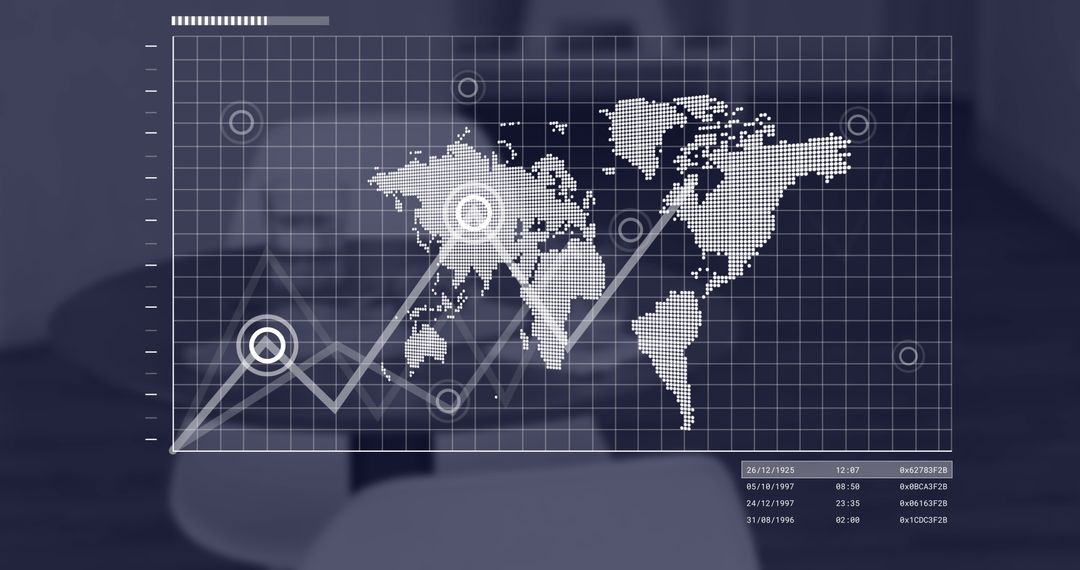 Global Financial Data and World Map Interface