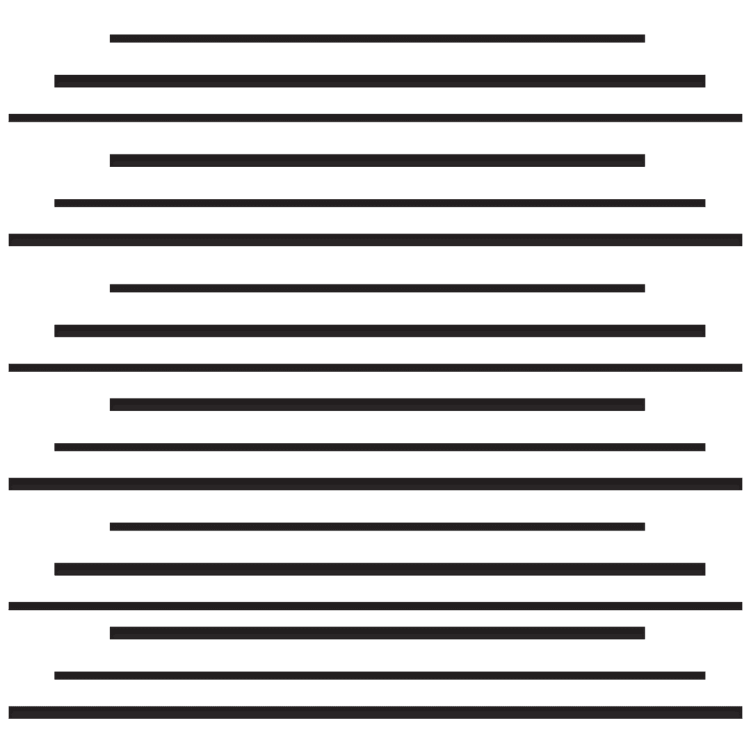 Seamless Black Lines Pattern on Transparent Background