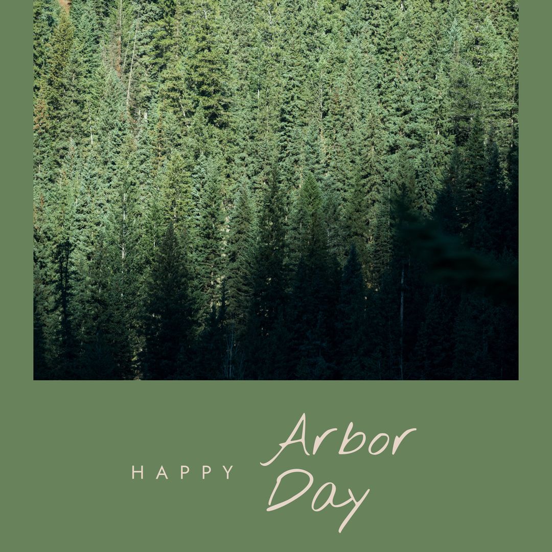 Dense Forest Celebrating Arbor Day