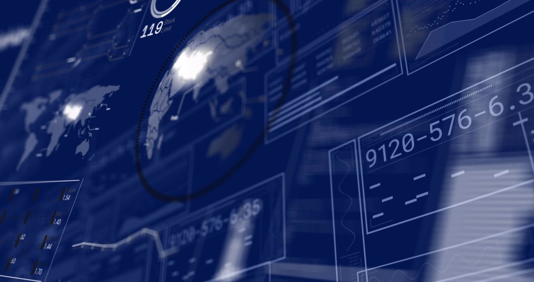 Global Data Processing on Futuristic Digital Interface